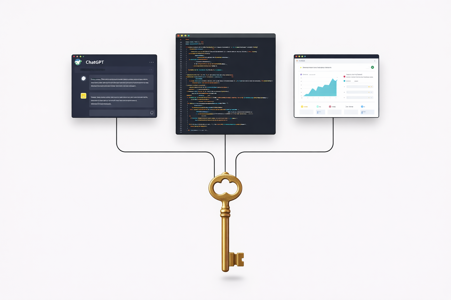 Keeper Runtime artwork showing a brass key on a wooden desk beside a printed sheet with the title Keeper Runtime.